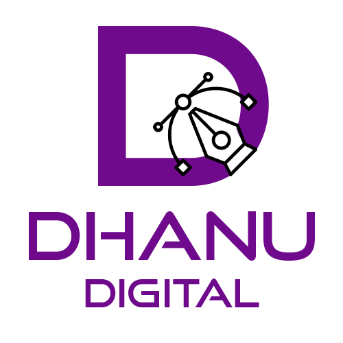 Dhanudigital. This is business name and logo.